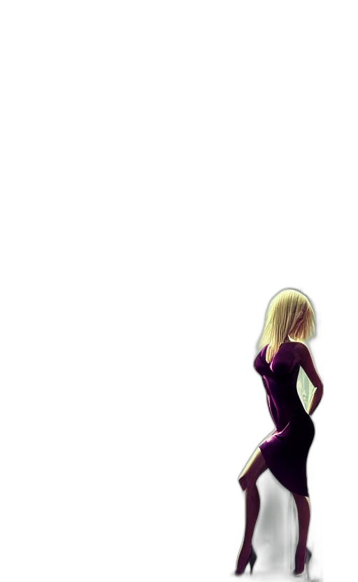 dress, robot, weapon, hair transparent PNG cut-out