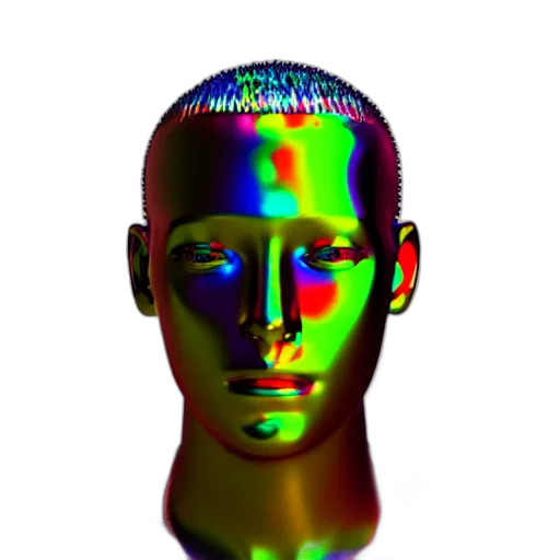 face, mask, robot, crown transparent PNG cut-out