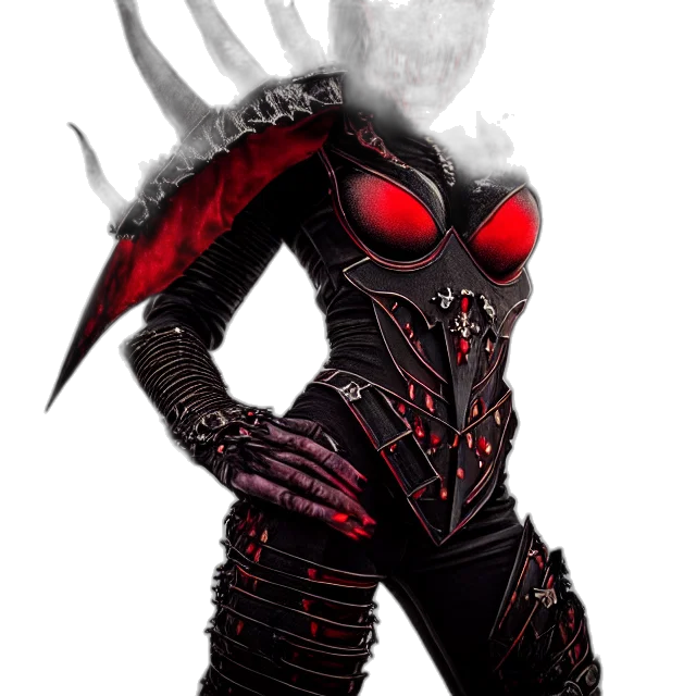 robot, mask, creature, concept art, fantasy art, comic book art, 3d render, red transparent PNG cut-out