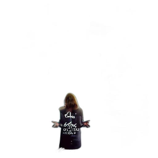 jacket, staff, dress, bottle, 3d render, pixel art, outer space, fog transparent PNG cut-out