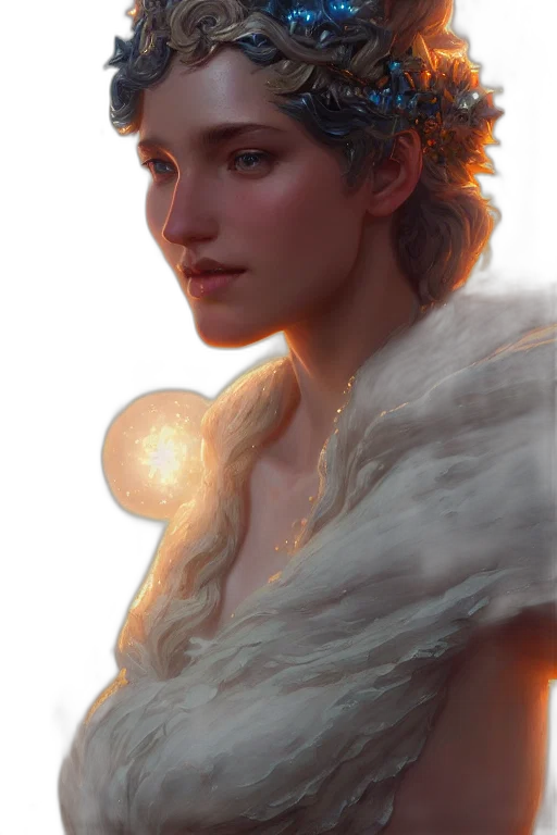 face, crown, dragon, jewelry, fantasy art, concept art, photorealistic, oil painting transparent PNG cut-out