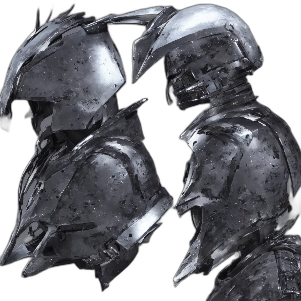 mask, sword, robot, crown transparent PNG cut-out