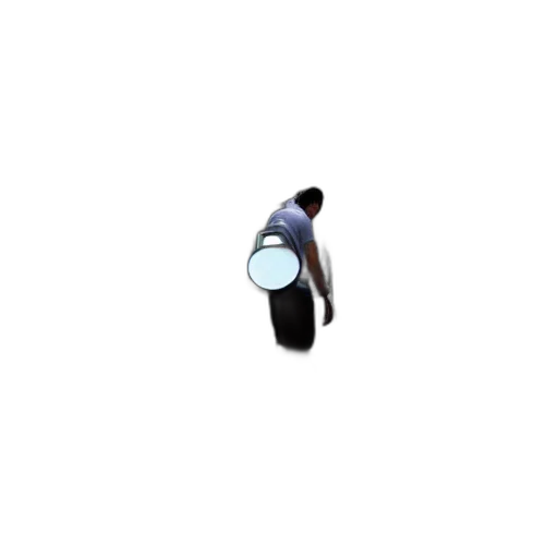 staff, robot, hat, animal, pixel art, 3d render, concept art, vaporwave transparent PNG cut-out