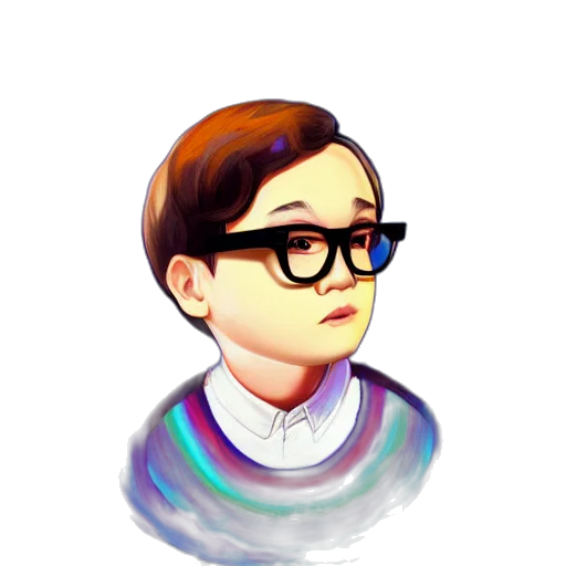 staff, cartoon, pixel art, watercolor transparent PNG cut-out