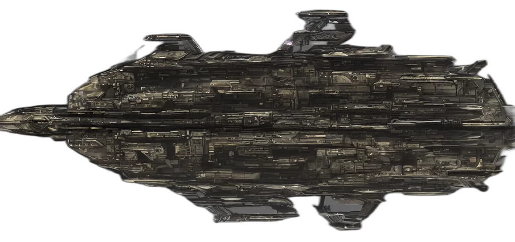 weapon, concept art, 3d render, outer space transparent PNG cut-out