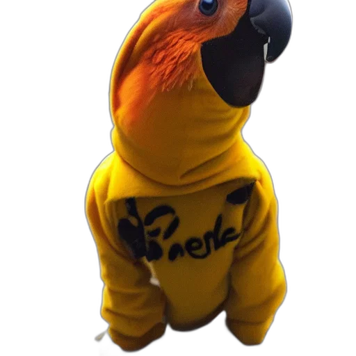 jacket, animal, creature, staff, 3d render, concept art, photorealistic, watercolor transparent PNG cut-out