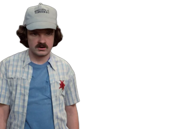 hat, staff, 3d render, photorealistic, concept art, film, still, jim transparent PNG cut-out