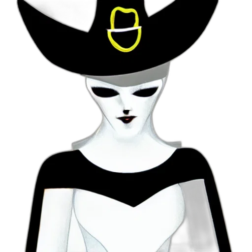 hat, jewelry, dress, mask, cartoon, concept art, fantasy art, pixel art transparent PNG cut-out