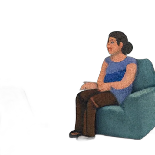 furniture, 3d render, concept art, oil transparent PNG cut-out
