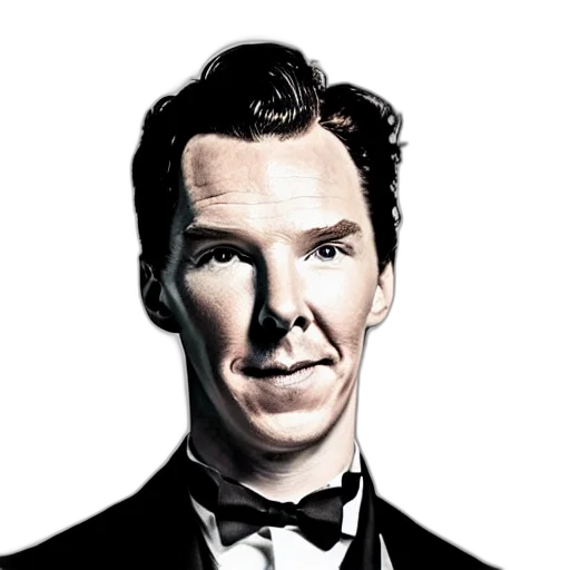 face, mask, staff, photorealistic, comic book art, cartoon, concept art, benedict transparent PNG cut-out