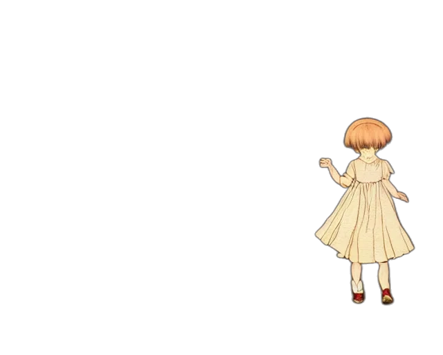 dress, staff, creature, weapon transparent PNG cut-out