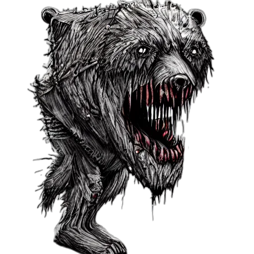 creature, animal, face, concept art transparent PNG cut-out