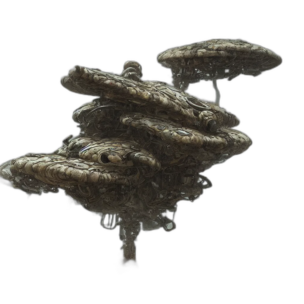 crown, tree, dragon, weapon, 3d render, concept art, photorealistic, outer space transparent PNG cut-out