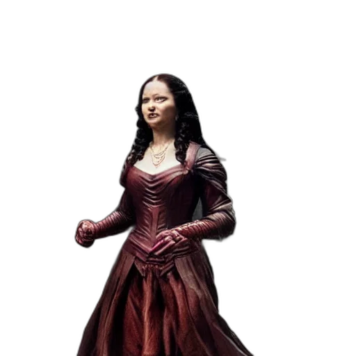 dress, staff, concept art, fantasy art transparent PNG cut-out