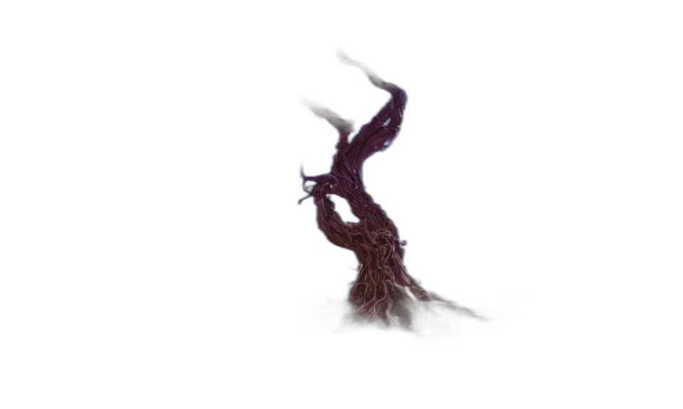 tree, dragon, hair, creature, concept art, 3d render, pixel art, fantasy art transparent PNG cut-out