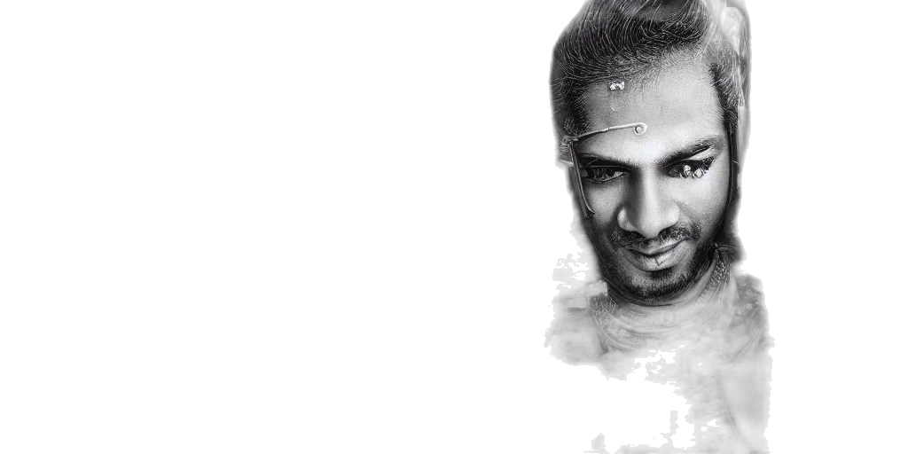 face, pencil sketch, photorealistic, comic book art, concept art, indian, electronic, music transparent PNG cut-out