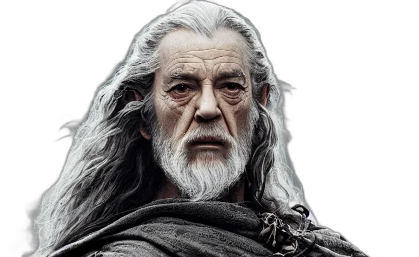 face, dragon, staff, hair transparent PNG cut-out