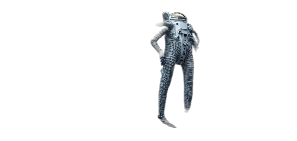 robot, creature, jacket, animal, concept art, 3d render, cyberpunk, outer space transparent PNG cut-out