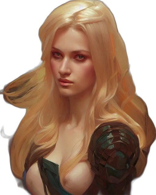 face, dragon, dress, crown transparent PNG cut-out