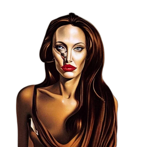 hair, face, photorealistic, cartoon transparent PNG cut-out
