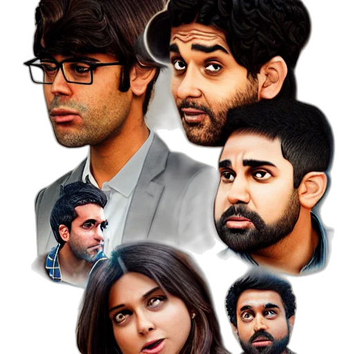 cartoon, comic book art, photorealistic, concept art, fire, movie, poster, three transparent PNG cut-out