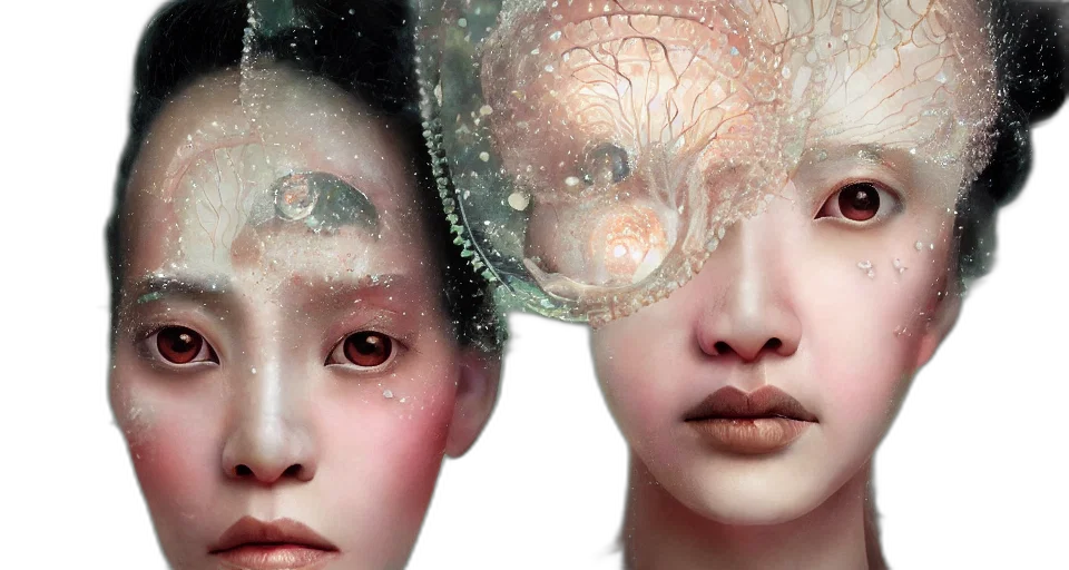 mask, face, photorealistic, concept art transparent PNG cut-out
