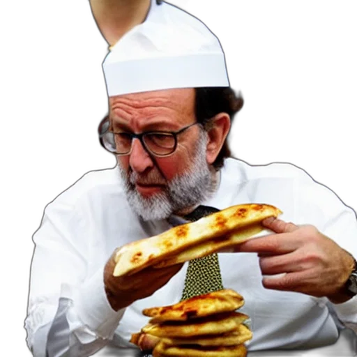 food, weapon, animal, photorealistic, mariano, rajoy, eating, kebab transparent PNG cut-out