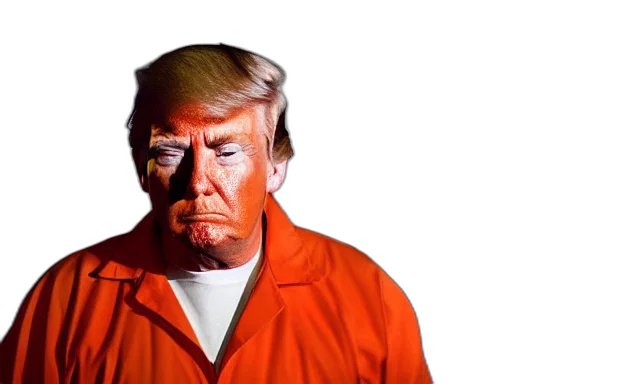 mask, face, concept art, photorealistic, full, shot, donald, trump transparent PNG cut-out