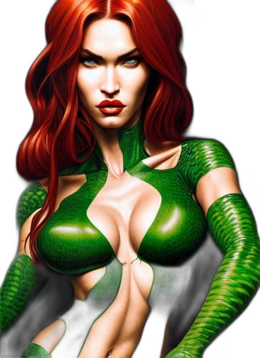 comic book art, fantasy art, photorealistic, pixel art, green, symmetry, gantz, portrait transparent PNG cut-out
