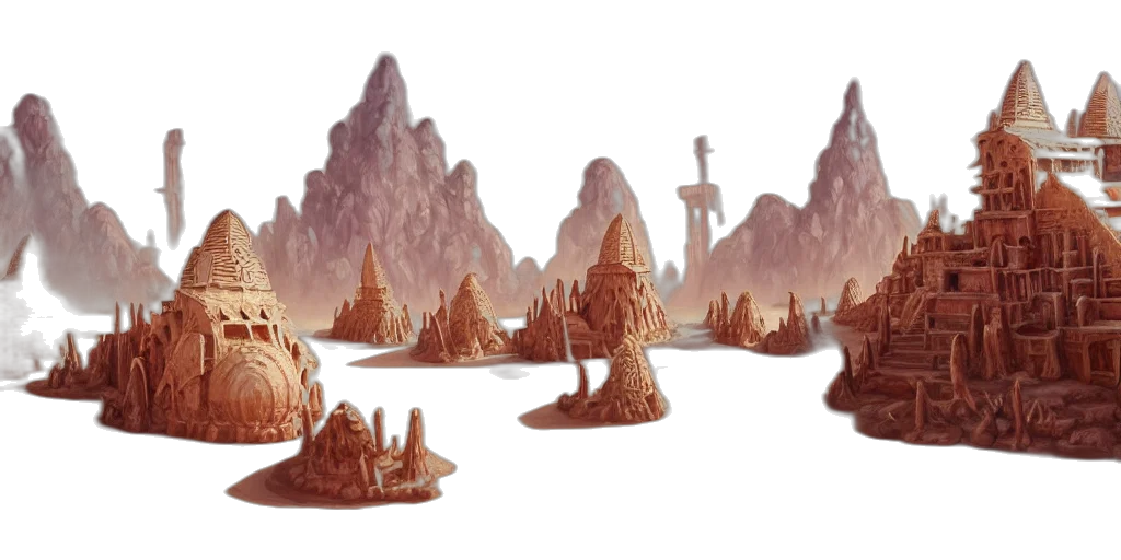 concept art, 3d render, fantasy art, watercolor, forest, fog, outer space, underwater transparent PNG cut-out