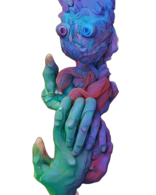 dragon, creature, staff, animal transparent PNG cut-out