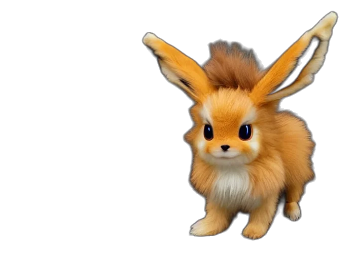 animal, hair, creature, staff, 3d render, concept art, photorealistic, fantasy art transparent PNG cut-out
