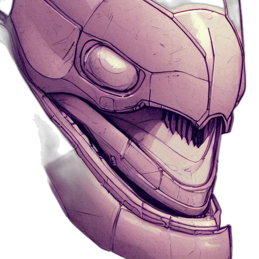 robot, mask, face, creature transparent PNG cut-out