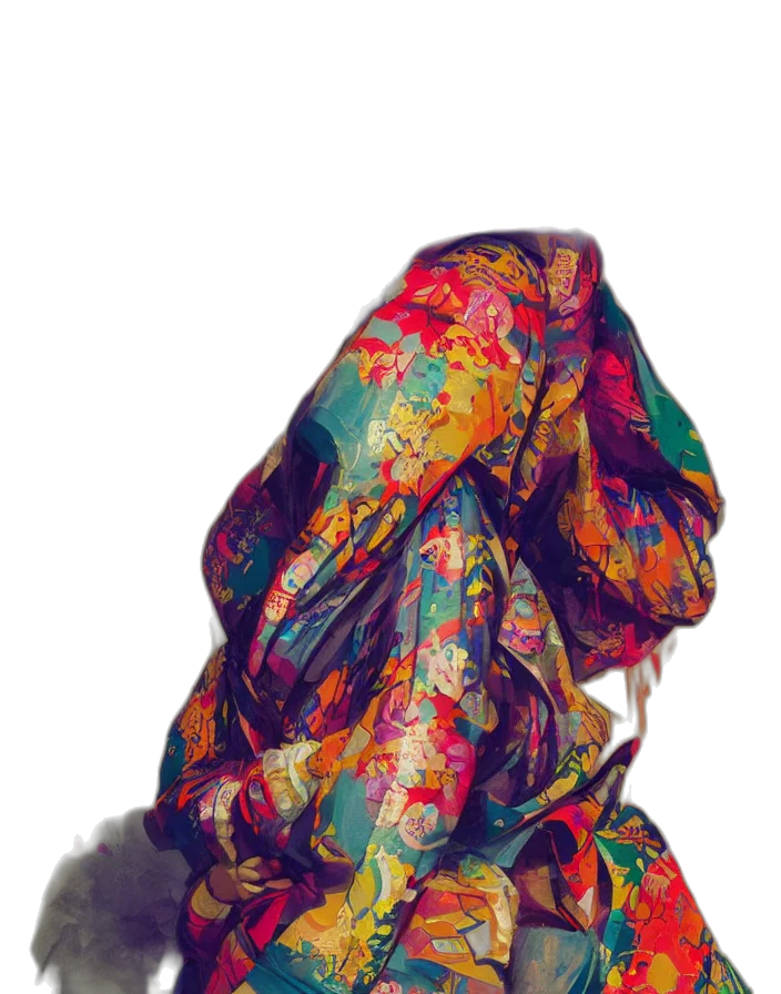 jacket, dress, umbrella, hat transparent PNG cut-out
