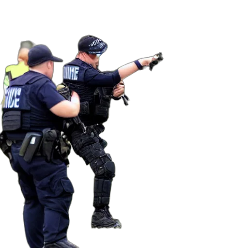 weapon, staff, concept art, police transparent PNG cut-out