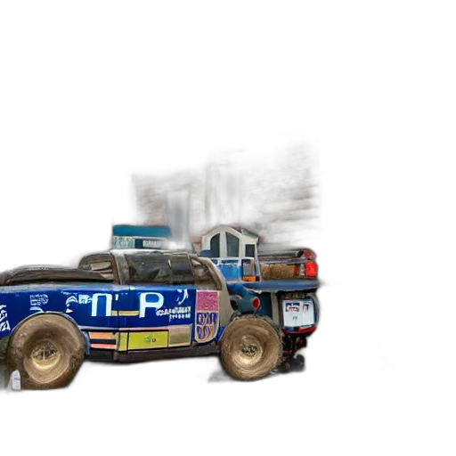car, weapon, robot, concept art, 3d render, photorealistic, pixel art transparent PNG cut-out
