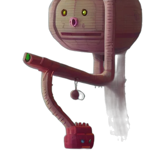 robot, staff, creature, furniture transparent PNG cut-out