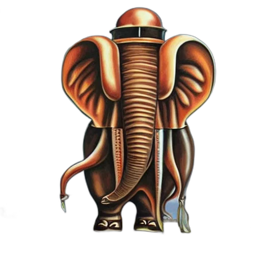 animal, robot, staff, concept art transparent PNG cut-out