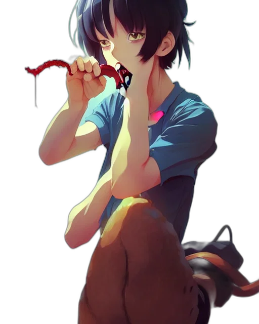 staff, weapon, creature, animal, anime, concept art, pixel art, fantasy art transparent PNG cut-out