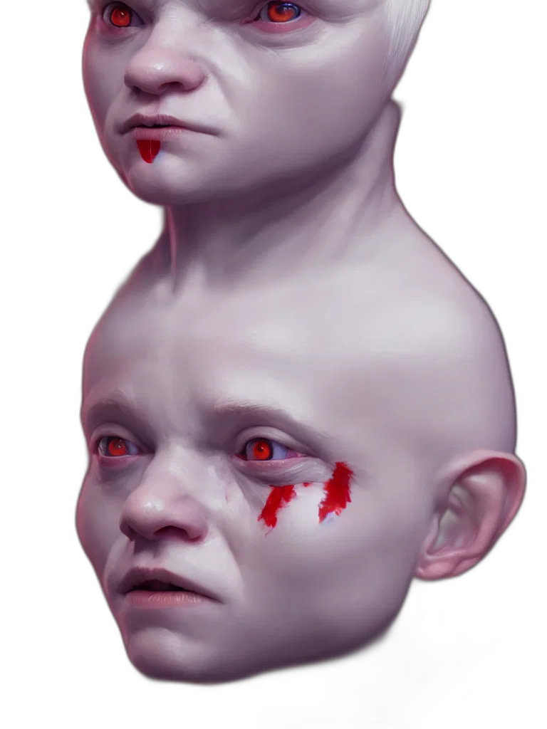 face, mask, creature, robot, concept art, 3d render, photorealistic, fantasy art transparent PNG cut-out