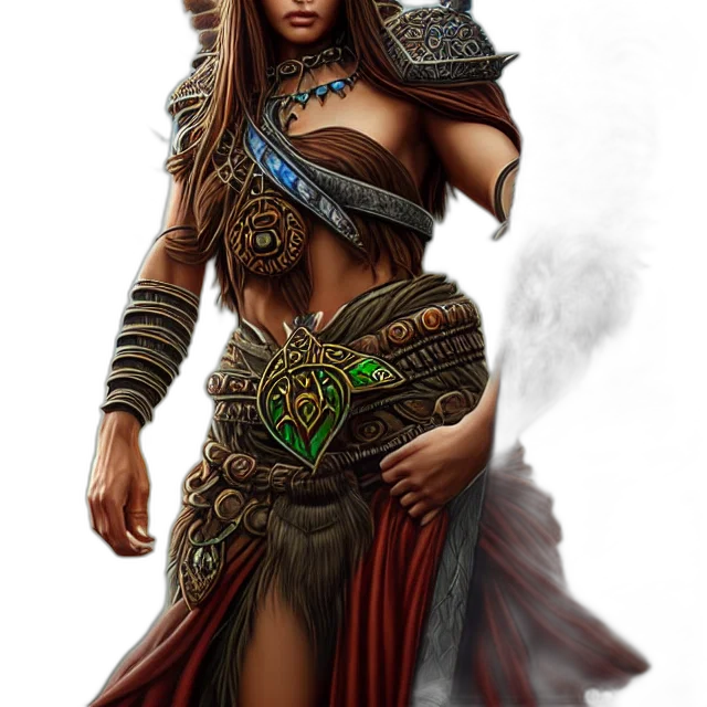 jewelry, fantasy art, concept art, comic book art, photorealistic, earth tones, dark, druid transparent PNG cut-out