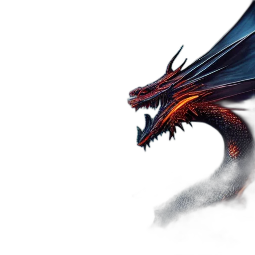 dragon, creature, fantasy art, concept art transparent PNG cut-out