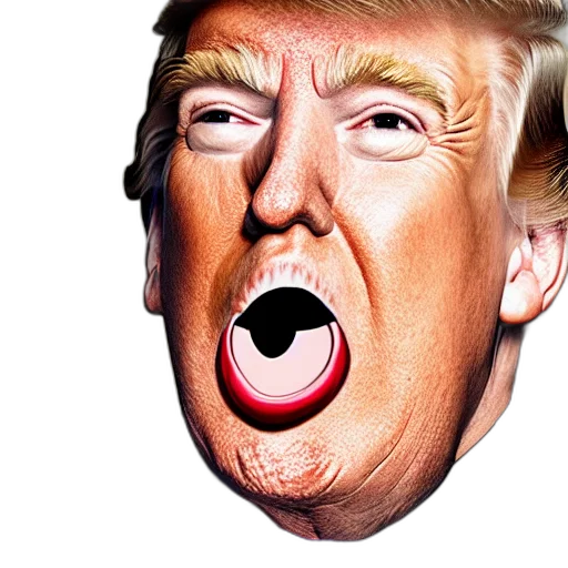 mask, face, creature, animal, photorealistic, close, portrait, donald transparent PNG cut-out