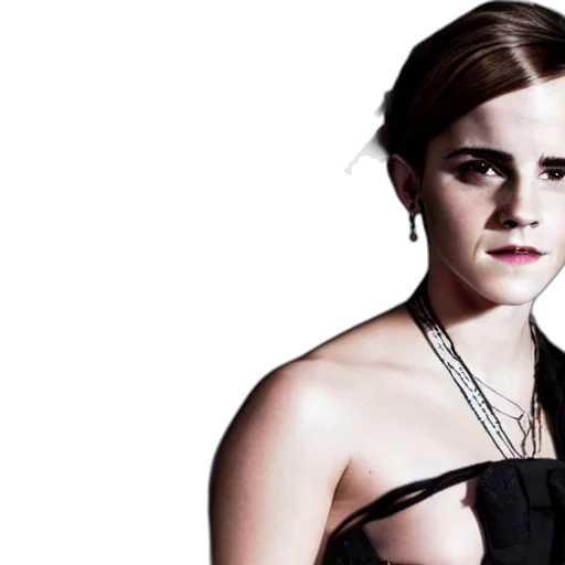 photorealistic, emma, watson, bound, metal, pole, hyperrealistic transparent PNG cut-out