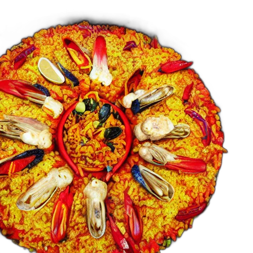 food, jewelry, crown, flower, paella, valenciana, surface, there transparent PNG cut-out