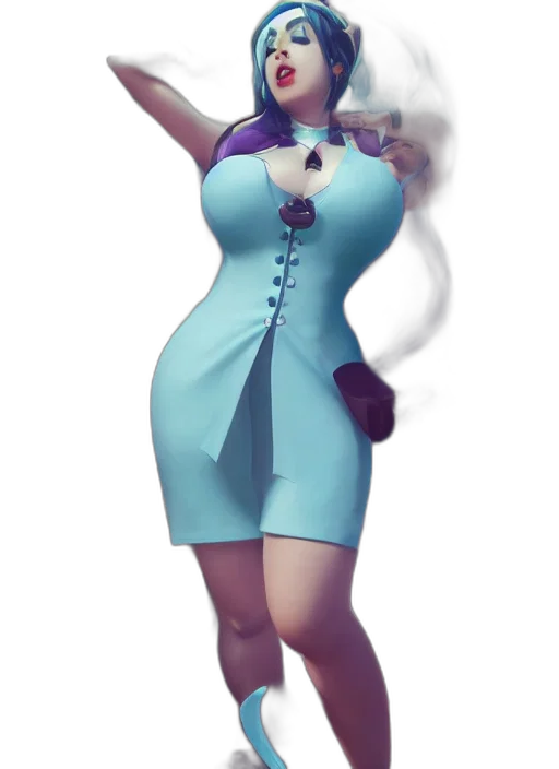 dress, staff, robot, concept art transparent PNG cut-out