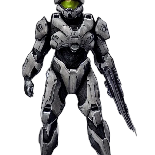 robot, creature, weapon, concept art, 3d render, pixel art, comic book art, green transparent PNG cut-out