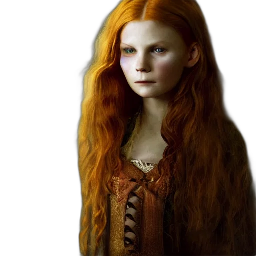 hair, face, dragon, dress, fantasy art, photorealistic, concept art, oil painting transparent PNG cut-out