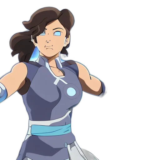 dress, staff, anime, cartoon, concept art, pixel art, blue, ultra transparent PNG cut-out