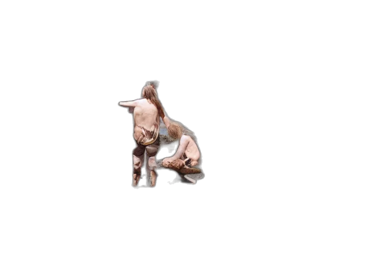 animal, creature, staff, jacket transparent PNG cut-out